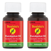 Bosisto's Eucalyptus Oil 50mL Pack of 2