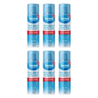 Dermal Therapy Foot Odour Control Powder Spray 210mL Pack of 6