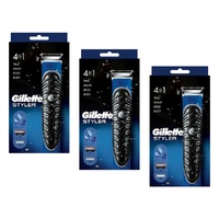 Gillette Fusion ProGlide Styler x 4 Bundle of 3