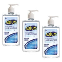 Ego Aqium Antibacterial Hand Sanitiser 375mL Pack of 3
