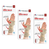 Thermoskin Thermal Wrist Brace Right XS/S Beige Pack of 3