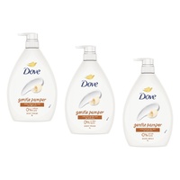 Dove Gentle Pamper Body Wash 1L Pack of 3