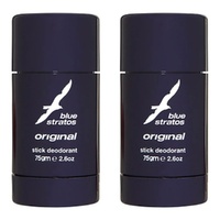 Blue Stratos Deodorant Stick Original 75g x 6 Bundle of 2