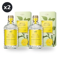 4711 Acqua Colonia Lemon & Ginger Eau De Cologne EDC Spray 170ml Pack of 2