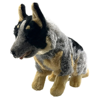 Bocchetta Plush Toys Marshall Blue Heeler Cattle Dog Stuffed Animal Sitting 30cm