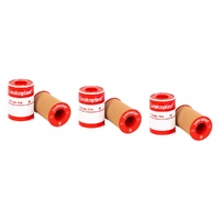 Leuko Leukoplast Standard Plastic Medical Tape Tan 7.5cm x 5m 4 Pack Bundle of 3