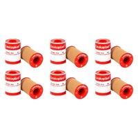 Leuko Leukoplast Standard Plastic Medical Tape Tan 7.5cm x 5m 4 Pack Bundle of 6