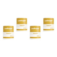 Leukopor Low Allergy Tape 5cm x 5m Pack of 4