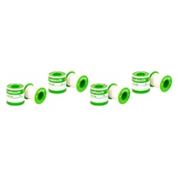 Leukosilk Plastic Snap Ring Tape 5cm x 5m 6 Pack Bundle of 4