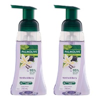 Palmolive Foaming Nourishing Hand Wash Vanilla & Wild Berries 250mL Pack of 2