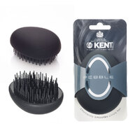 Kent Pebble Detangling Hairbrush In Matt Black