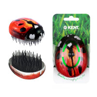 Kent Pebble Detangling Ladybird Hairbrush