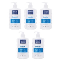 Maxiblock Sun Essential SPF50+ 500mL Pack of 5