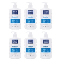 Maxiblock Sun Essential SPF50+ 500mL Pack of 6