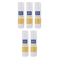 Maxiblock Sun Zinc Stick Clear SPF50+ 12g Pack of 5