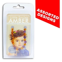 Little Smiles Amber Amethyst Baltic Prestige Collection Small 33-35cm