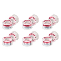 Leuko Leukoplast Skin Sensitive Wide Arch Fixation Medical Tape 2.5cm Pack of 6