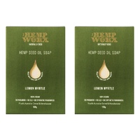 Hemp Worx Lemon Myrtle Soap 120g Pack of 2