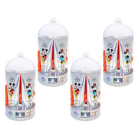 Disney 100 Year Celebration Mickey and Minnie Cloche Gift Set 3PC Pack of 4