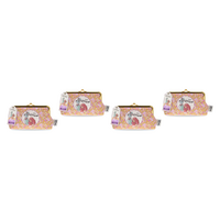 Disney Lady and the Tramp Cosmetic Bag Makeup Pouch 17x11cm Pack of 4