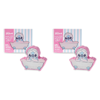 Disney Stitch Pamper Bath Fizzer 170g Bubble Bath Bomb Gift Pack of 2