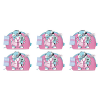 Disney Stitch Pamper Pink Cosmetic Bag Makeup Toiletry Bag Gift Pack of 6