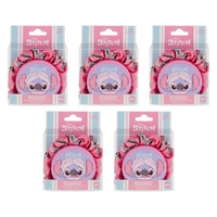 Disney Stitch Pamper Gel Face Mask and Scrunchie Gift Set 2PC Pack of 5