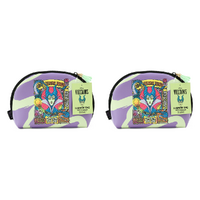 Disney Villains Maleficent Cosmetic Bag 23x6.5x14.5cm Mad Beauty Pack of 2