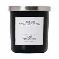 French Connection Black Pomegranate Scented Candle 251g