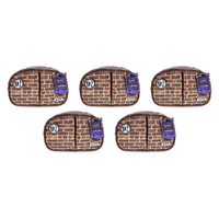 Warner Bros Harry Potter Cosmetic Bag Mad Beauty Platform 9 3/4 Wash Pack of 5