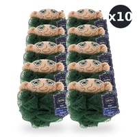 Warner Bros Harry Potter Dobby Body Exfoliator Mad Beauty Bath Pouf Pack of 10