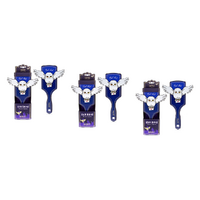 Warner Bros Harry Potter Hedwig Owl Post Hair Brush Mad Beauty Pack of 3