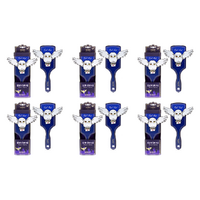 Warner Bros Harry Potter Hedwig Owl Post Hair Brush Mad Beauty Pack of 6