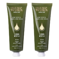 Hemp Worx Lemon Myrtle Hand Cream 75mL Pack of 2