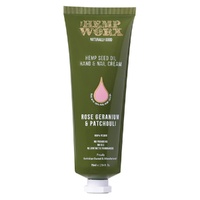 Hemp Worx Rose Geranium & Patchouli Hand Cream 75mL