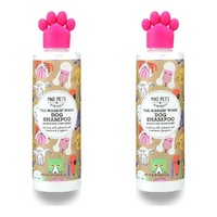 Mad Beauty Mad Pets Tail Waggin' Wash Dog Shampoo 400mL Pack of 2