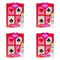 Disney Alice in Wonderland Bath Fizzer Set 4 x 80g Bundle of 4