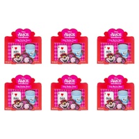 Disney Alice in Wonderland Lip Balm Duo Raspberry and Vanilla Bundle of 6
