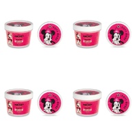 Disney Mickey and Friends Minnie Mouse Bath Jelly Soft Rose 95g Pack of 4