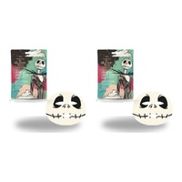 Disney The Nightmare Before Christmas Jack Skellington Sheet Face Mask Counter Display of 12 Bundle of 2