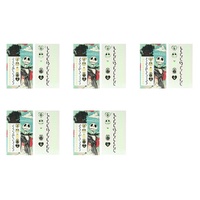 Disney The Nightmare Before Christmas Glow in the Dark Temporary Tattoos 2 Sheets Pack of 5