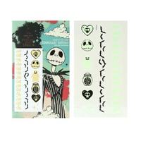 Disney The Nightmare Before Christmas Glow in the Dark Temporary Tattoos 2 Sheets