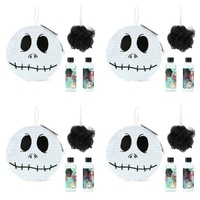Disney The Nightmare Before Christmas Jack Skellington Bath & Body Pinata Gift Set Bundle of 4