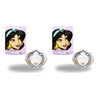 Disney Princess Jasmine Face Mask 25mL Counter Display of 12 Bundle of 2