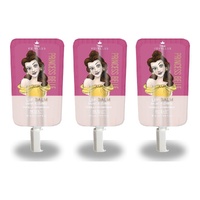 Disney Princess Belle Lip Balm Vanilla 10mL Pack of 3