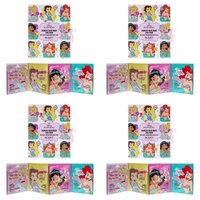 Disney Princess Cosmetic Sheet Mask Collection 4 x 25mL Bundle of 4