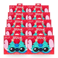 Disney Stitch at Christmas Plush Sleep Mask with Christmas Trees Pack of 10