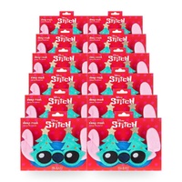 Disney Stitch at Christmas Plush Sleep Mask with Christmas Trees Pack of 12