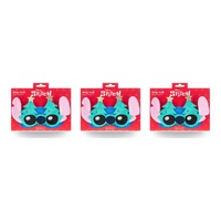 Disney Stitch at Christmas Plush Sleep Mask with Christmas Trees Pack of 3
