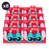 Disney Stitch at Christmas Plush Sleep Mask with Christmas Trees Pack of 8